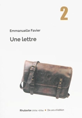 Une lettre - Emmanuelle Favier