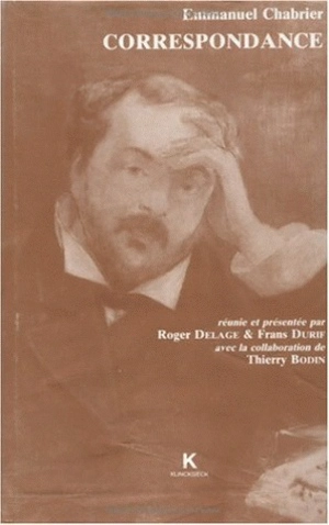 Correspondance - Emmanuel Chabrier