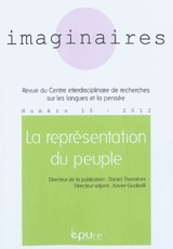 Imaginaires, n° 15. La représentation du peuple