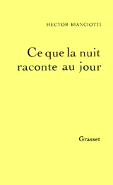 Ce que la nuit raconte au jour - Hector Bianciotti