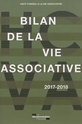 Bilan de la vie associative : 2017-2018 - France. Haut Conseil à la vie associative