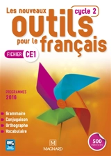 Les nouveaux outils pour le français, cycle 2, fichier CE1 : programmes 2016 - Sylvie Aminta