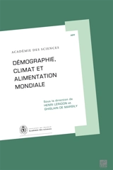 Démographie, climat et alimentation mondiale - Académie des sciences (France)