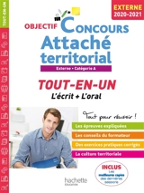 Attaché territorial : tout-en-un, l'écrit + l'oral : externe, catégorie A, 2020-2021 - Gwénaël Gonnin