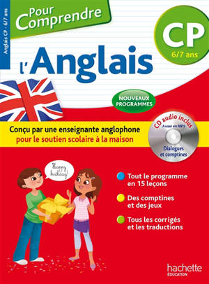 Pour comprendre l'anglais CP, 6-7 ans : nouveaux programmes - Joanna Le May