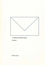 Annonce - Luc Bénazet