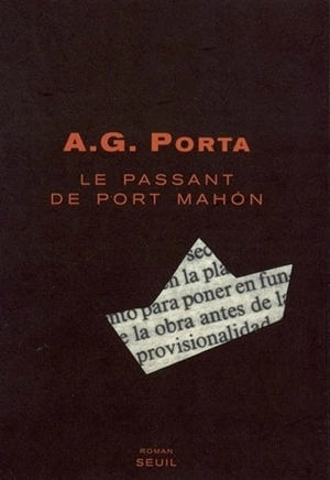 Le passant de Port-Mahon - A.G. Porta