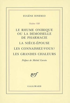 Théâtre. Vol. 8 - Eugène Ionesco