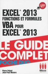 Excel 2013 : fonctions et formules. VBA pour Excel 2013 - Premium consultants