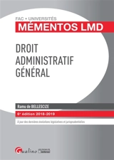 Droit administratif général : 2018-2019 - Ramu de Bellescize