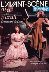 Avant-scène théâtre (L'), n° 894. Pat et Sarah - Bernard Da Costa
