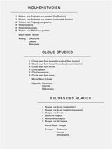 Wolkenstudien. Cloud studies. Etudes des nuages - Helmut Völter