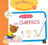 Les chiffres, maternelle, moyenne section, 4-5 ans : livre ardoise - Marie-Françoise Mornet