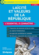 Laïcité et valeurs de la République : l'essentiel à connaître - Isabelle de Mecquenem