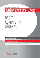 Droit administratif général : 2016-2017 - Ramu de Bellescize