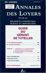 Guide du gérant de tutelles - Thierry Fossier