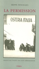 La permission : et autres nouvelles - Beppe Fenoglio