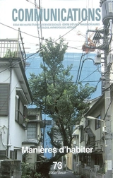 Communications, n° 73. Manières d'habiter - Philippe Bonnin