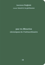 Pas vu Maurice : chroniques de l'infraordinaire - Laurence Hugues