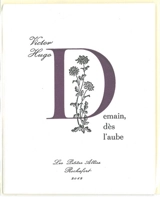 Demain, dès l'aube - Victor Hugo