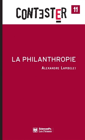 La philanthropie - Alexandre Lambelet
