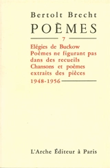 Poèmes. Vol. 7. 1948-1956 - Bertolt Brecht