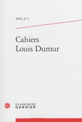 Cahiers Louis Dumur, n° 1