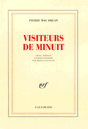 Visiteurs de minuit - Pierre Mac Orlan