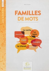 Familles de mots - Alain Duvois