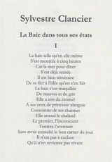 La baie dans tous ses états - Sylvestre Clancier