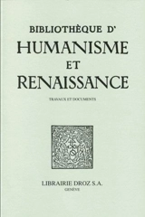 Bibliothèque d'humanisme et Renaissance, n° 81-2