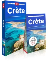 Crète : 3 en 1 : guide + atlas + carte laminée - Piotr Jablonski