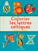Colorier les lettres celtiques : lignes de couleurs - David Balade