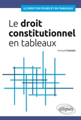 Le droit constitutionnel en tableaux - Arnaud Coutant