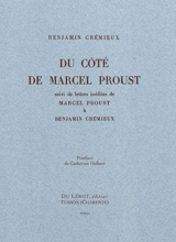 Du côté de Marcel Proust. Lettres inédites de Marcel Proust à Benjamin Crémieux - Benjamin Crémieux