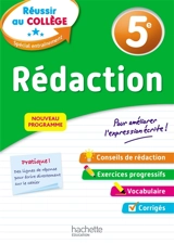 Rédaction 5e : nouveau programme - Morgan Senan