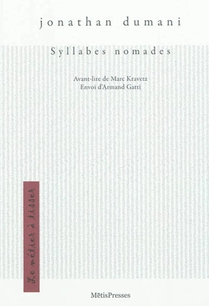 Syllabes nomades - Jonathan Dumani