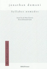 Syllabes nomades - Jonathan Dumani