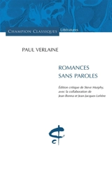 Romances sans paroles - Paul Verlaine