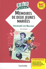 Mémoires de deux jeunes mariées : bac techno - Honoré de Balzac