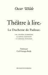 Théâtre à lire - Oscar Wilde
