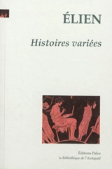 Histoires variées - Elien le Sophiste