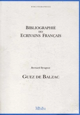 Guez de Balzac - Bernard Beugnot
