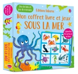 Sous la mer : mon coffret livre et jeux : jeu de loto et jeu de mémoire - Jenny Oldfield