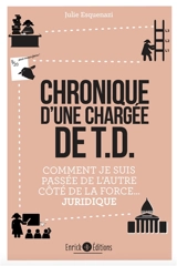 Chronique d'une chargée de TD : comment je suis passée de l'autre côté de la force... juridique - Julie Esquenazi