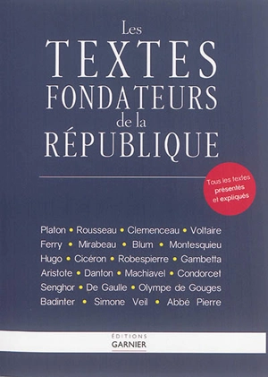 Les textes fondateurs de la République