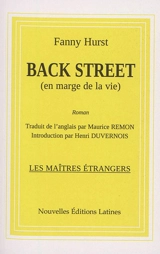 Back street : en marge de la vie : roman américain - Fannie Hurst