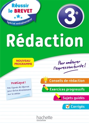 Rédaction 3e : nouveau programme - Morgan Senan