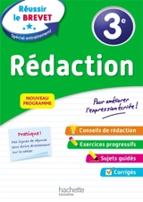 Rédaction 3e : nouveau programme - Morgan Senan