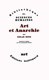 Art et anarchie - Edgar Wind